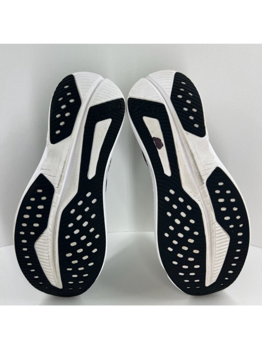 HOKA Mach 6 Running Shoes Mens 12D Lace Up Low Top Mesh Black White 1147790-BWHT - Picture 8 of 10